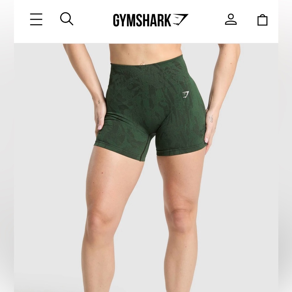 Gymshark camo shorts